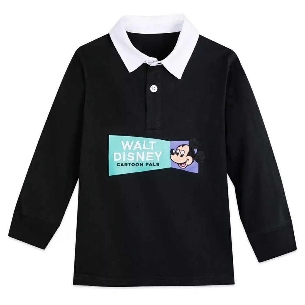 NWT Mickey Mouse ''Cartoon Pals'' Long Sleeve Shirt for Kids Sz 7